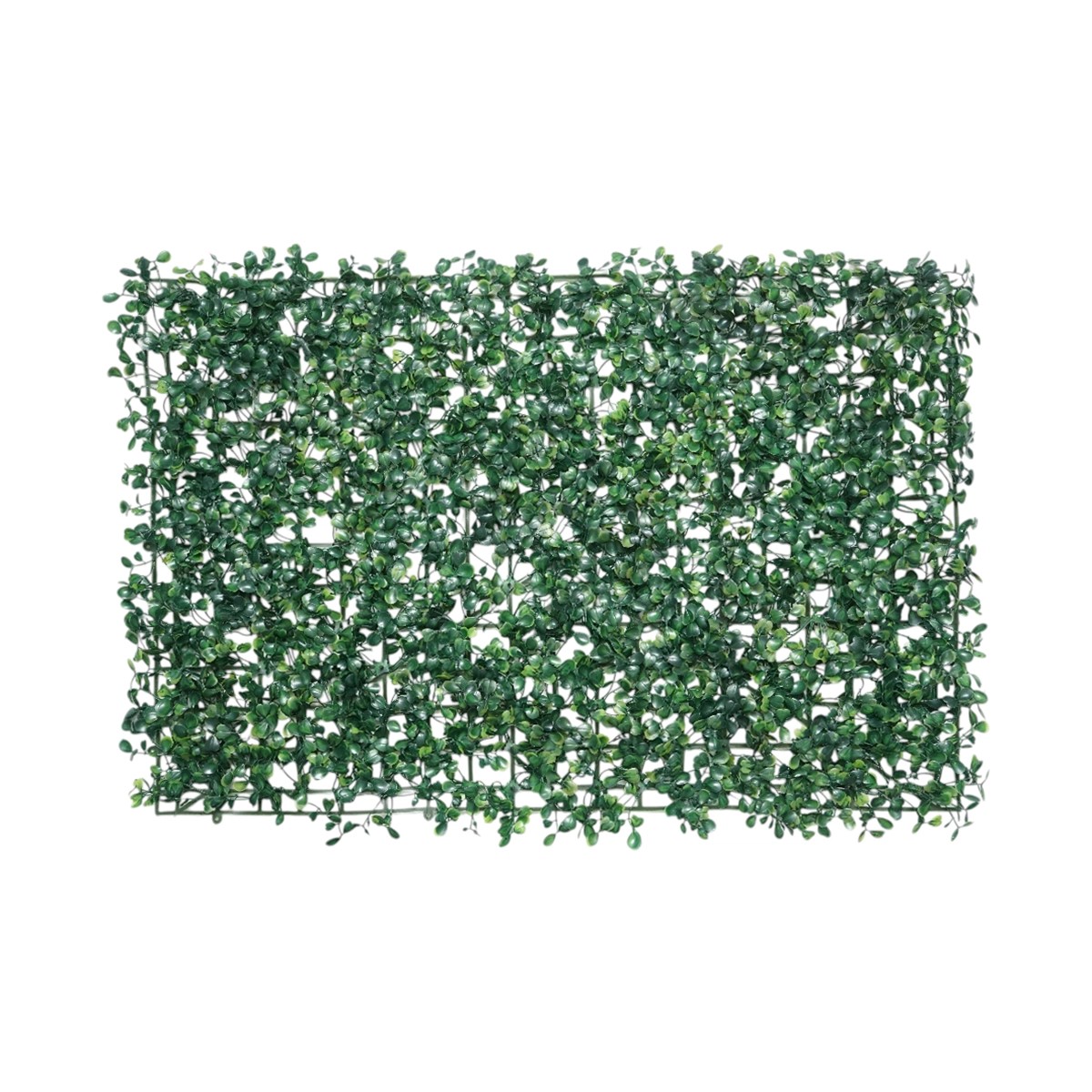 Panou gard viu artificial verde decorativ cu frunze mici 40x60x3cm