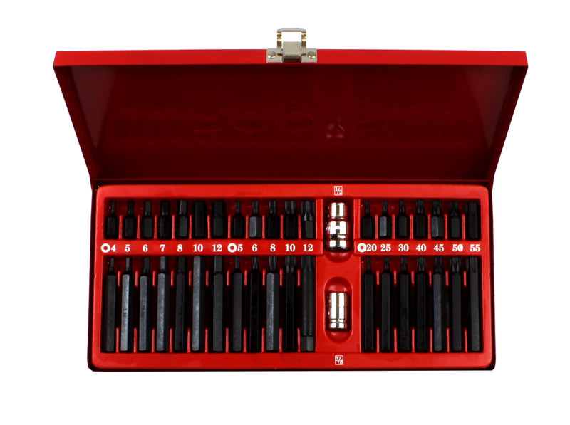 Set de biți Torx, Hex, Spline, 40 de piese