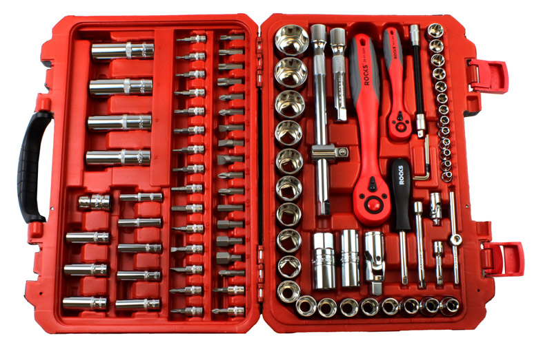 SET DE SCULE 1/2'', 1/4'', 94 PIESE
