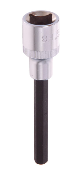 CHEIE CU CAP TUBULAR DE 1/2'', 100 MM, HEX 8