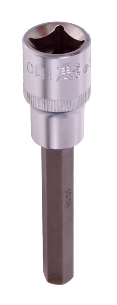 CHEIE CU CAP TUBULAR 1/2'', 100 MM, HEX 10