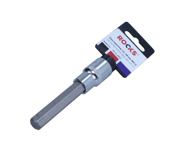 CHEIE CU CAP TUBULAR 1/2'', 100 MM, HEX 12