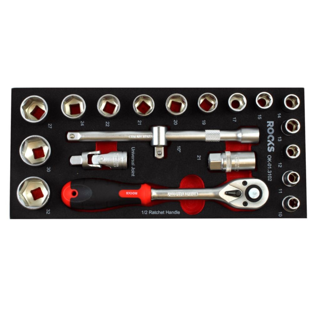 SET DE SCULE DE 1/2'', 20 DE PIESE