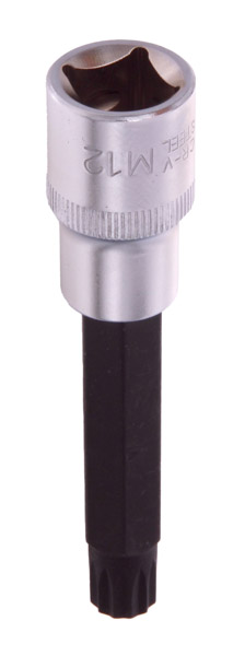 CHEIE TUBULARA 1/2'', 100 MM, SPLINE M 12