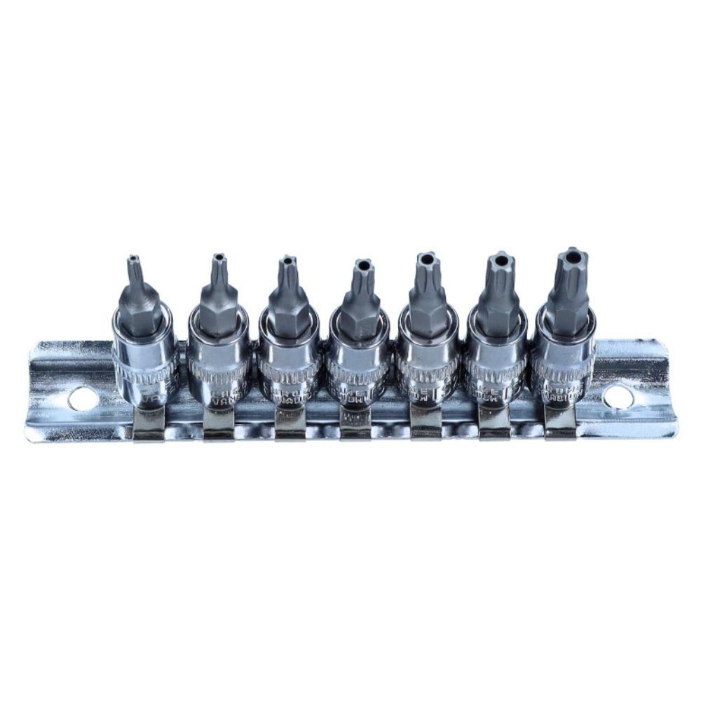 SET DE CHEI CU CAP TORX-5 DE 1/4in, 7 PIESE