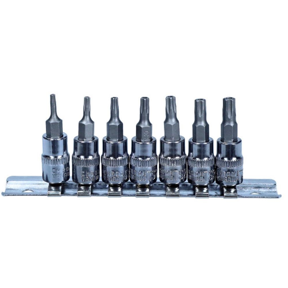 SET DE CHEI CU CAP TORX-5 DE 1/4in, 7 PIESE