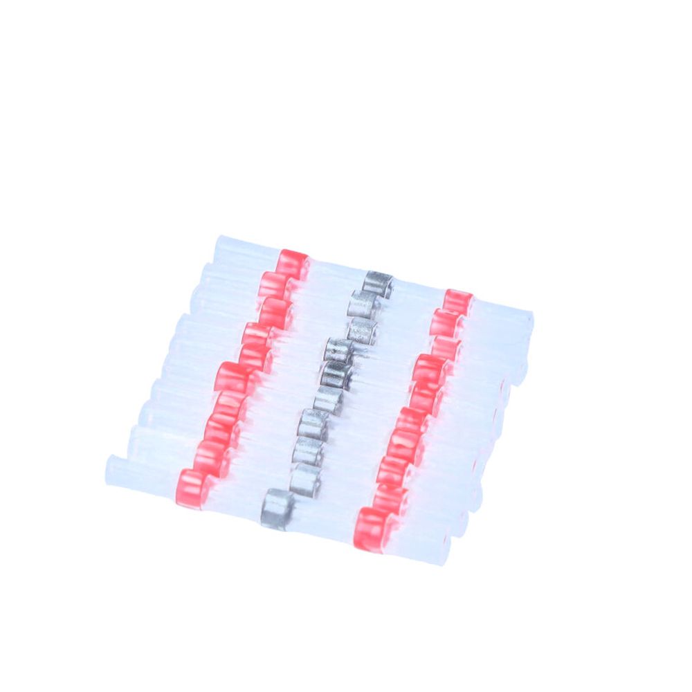 MANȘON TERMOCONTRAIBIL, ÎMBINARE SUDATĂ 2,7 MM, ROȘU, 10 PCS