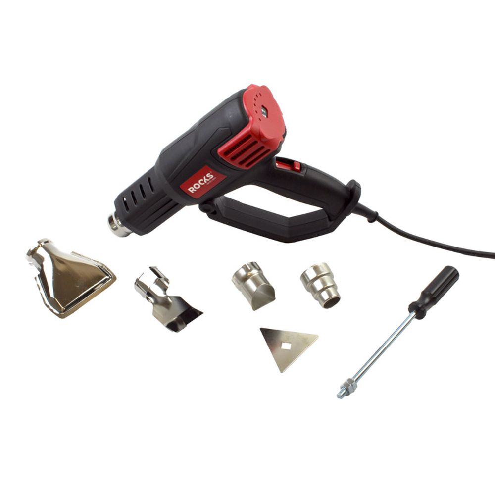 PISTOL DE CĂLDURĂ CU PROFIL DE TEMPERATURĂ REGLABIL, 50-600 °C, 2000 W, 230 V