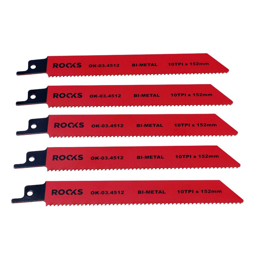 LAMA DE FERĂSTRĂU RECIPROC BIMETALICĂ, OȚEL, 10 TPI X 152 MM