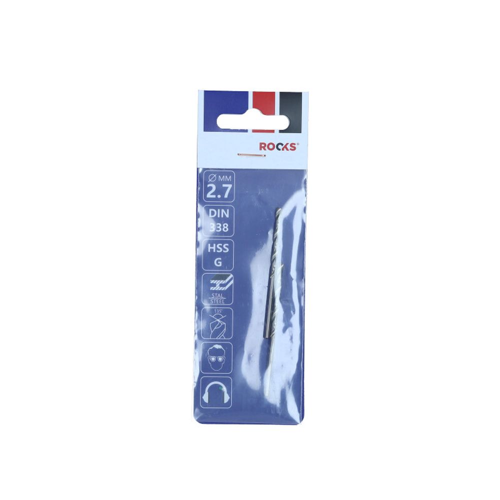 BURGHIU METALIC  PRO FI 2,7 MM, HSS G 900 N/MM2, DIN 338 (2 PCS)