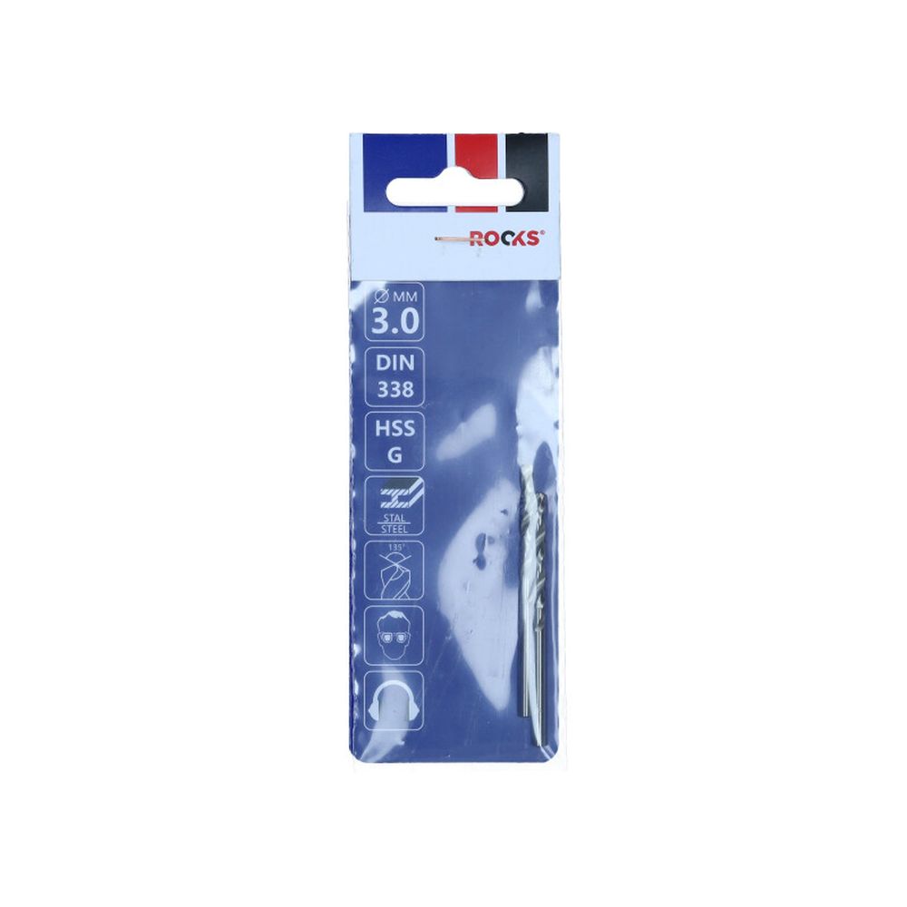 BURGHIU METALIC   PRO FI 3,0 MM, HSS G 900 N/MM2, DIN 338 (2 PCS)
