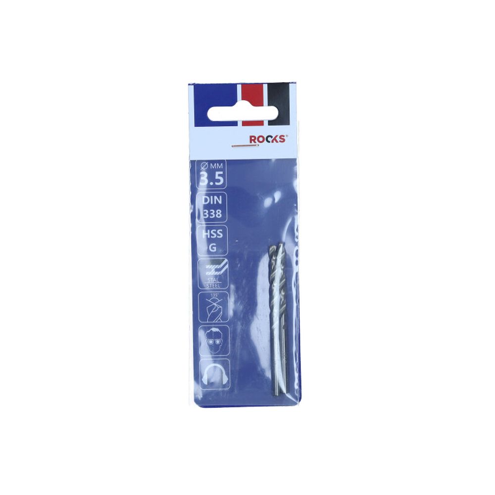 BURGHIU METALIC PRO FI 3,5 MM, HSS G 900 N/MM2, DIN 338 (2 PCS)