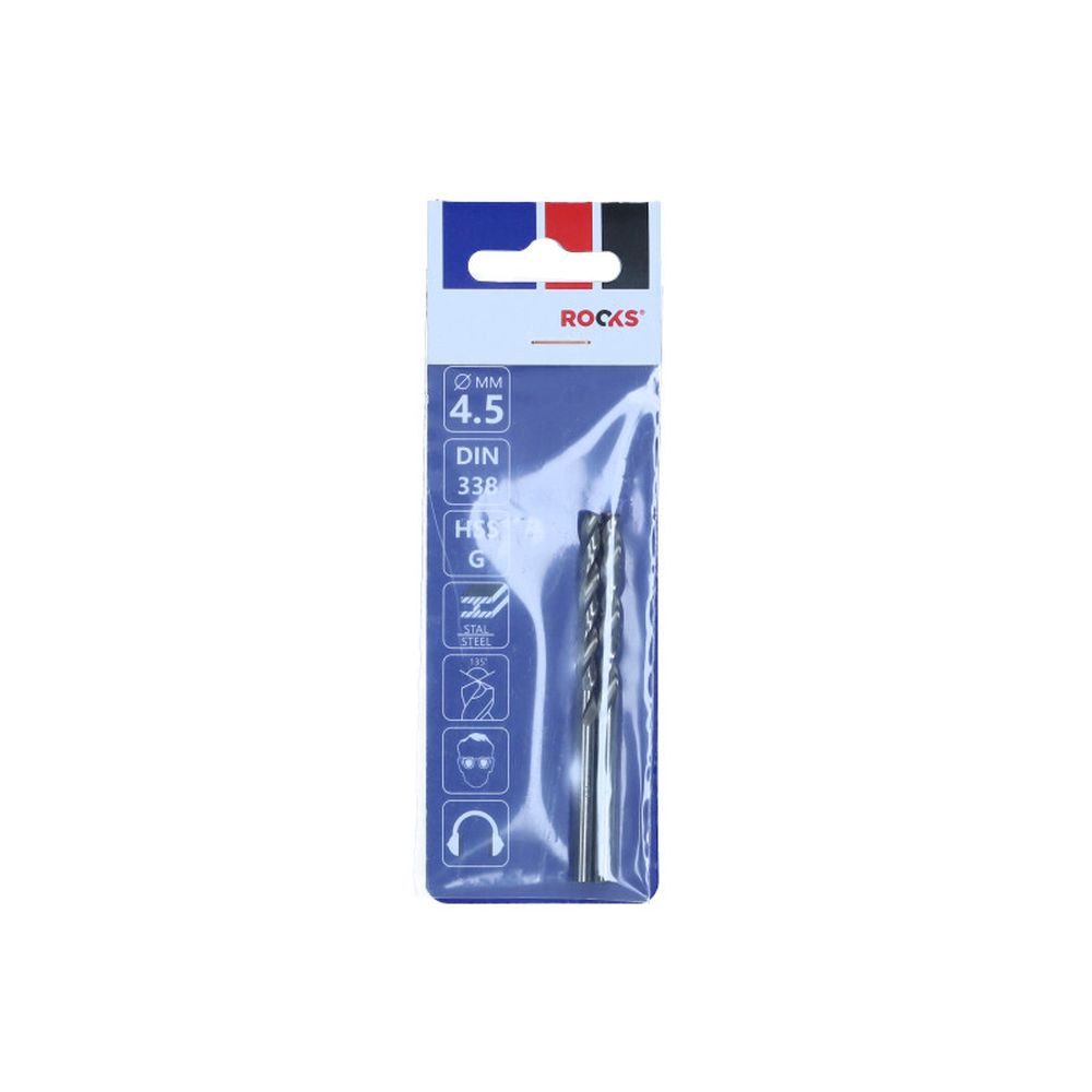 BURGHIU METALIC  PRO FI 4,5 MM, HSS G 900 N/MM2, DIN 338 (2 PCS)