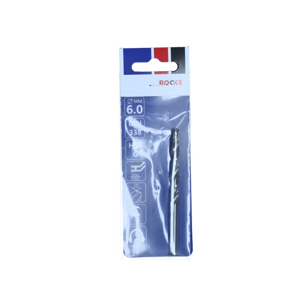 BURGHIU METALIC PRO FI 6,0 MM, HSS G 900 N/MM2, DIN 338