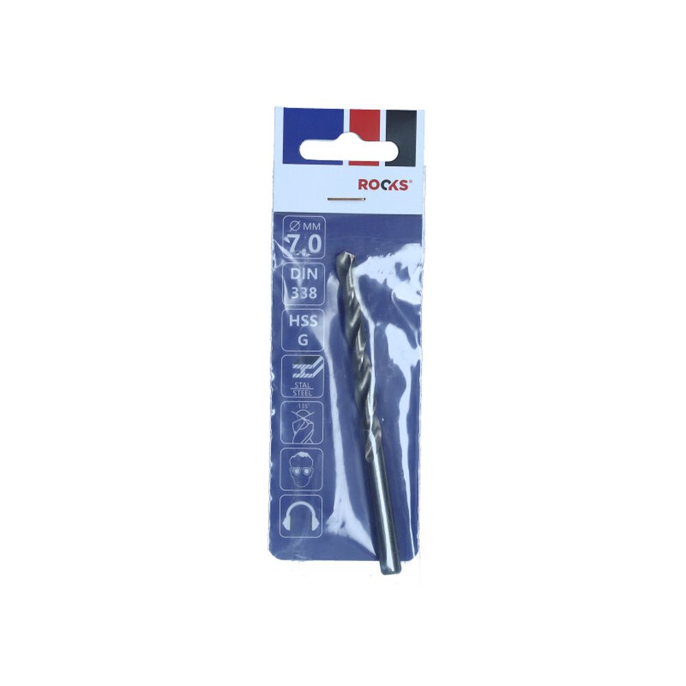 BURGHIU METALIC  PENTRU METAL 7,0 MM, HSS G 900 N/MM2, DIN 338