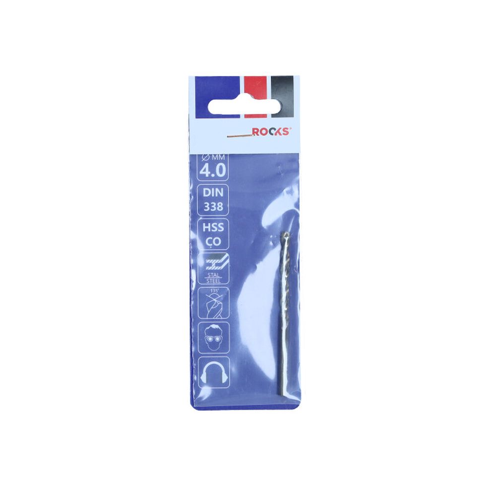 BURGHIU METALIC 4,0 MM, HSS CO 1000 N/MM2, DIN 338