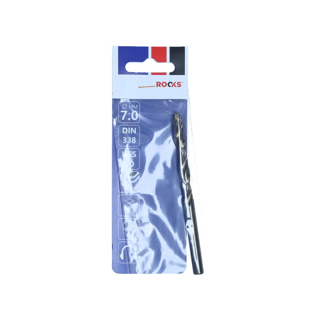 BURGHIU PENTRU METAL STRONG FI 7,0 MM, HSS CO 1000 N/MM2, DIN 338