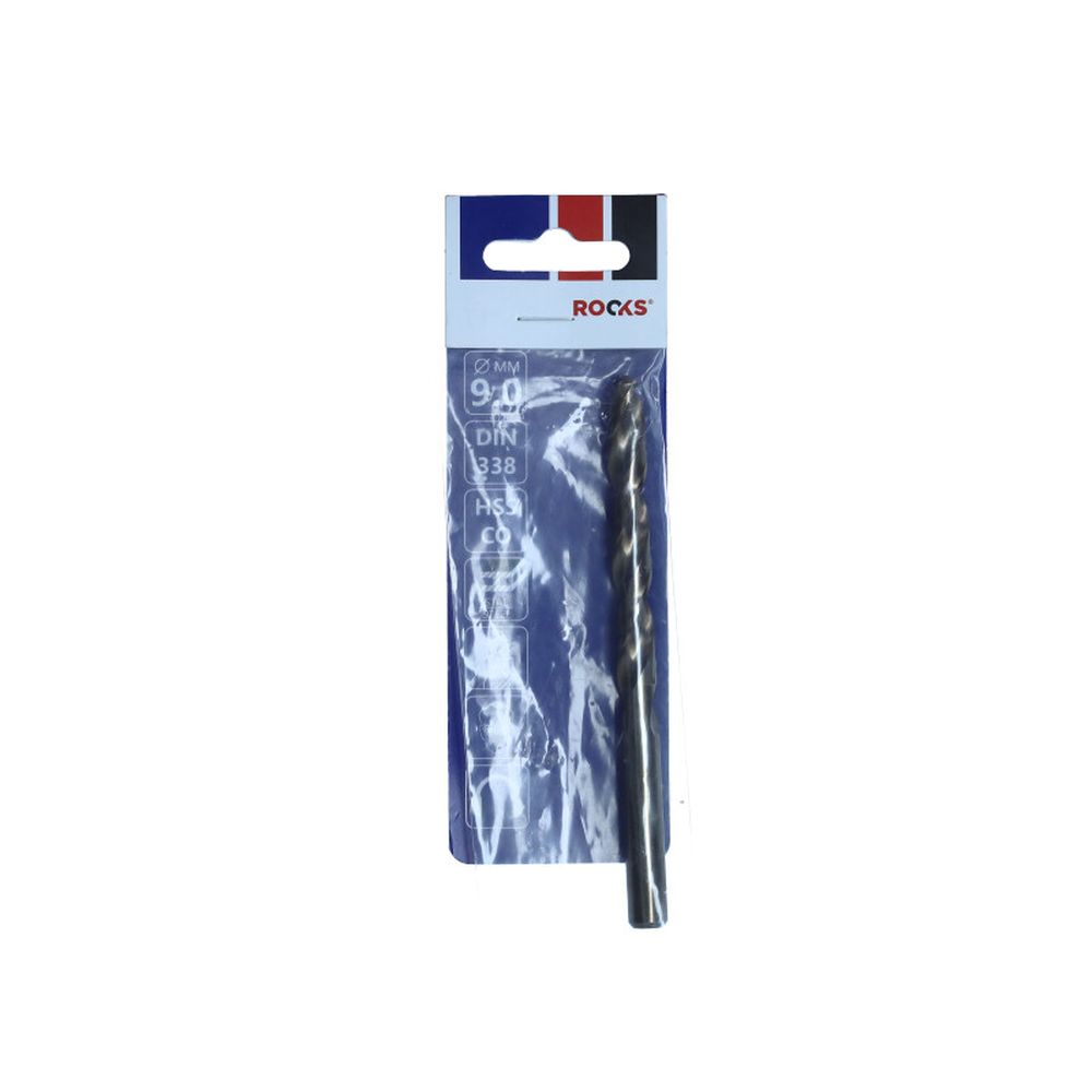 BURGHIU PENTRU METAL STRONG FI 9,0 MM, HSS CO 1000 N/MM2, DIN 338