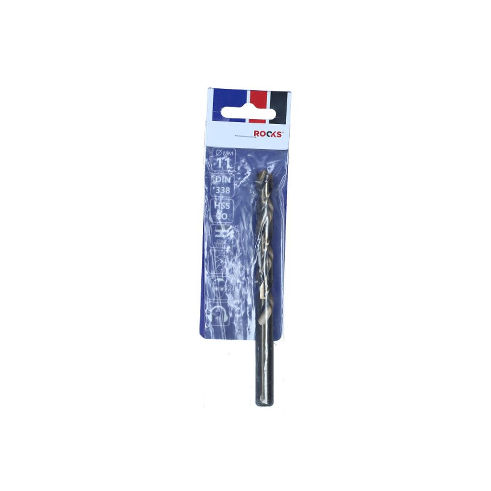 BURGHIU PENTRU METAL FI 11 MM, HSS CO 1000 N/MM2, DIN 338