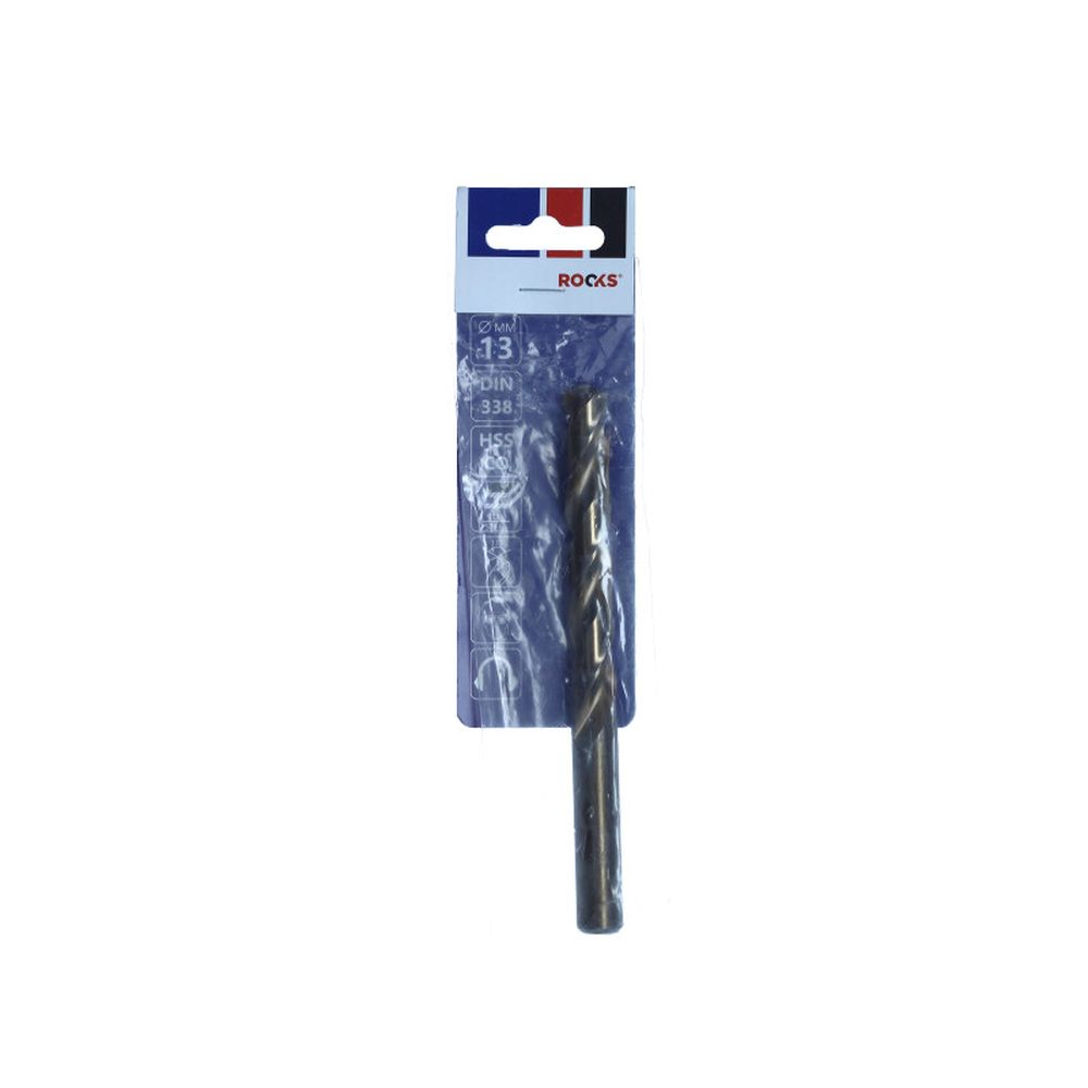 BURGHIU PENTRU METAL STRONG FI 13 MM, HSS CO 1000 N/MM2, DIN 338