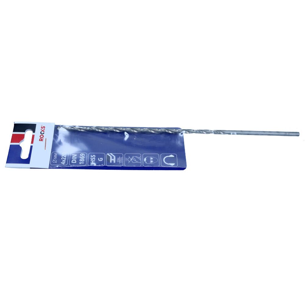 BURGHIU METALIC XXL FI 4,0X220 MM, HSS G 900 N/MM2, DIN 1869