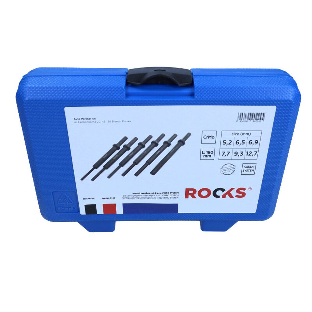 SET DE DALTĂ DE IMPACT, 6 PIESE, SISTEM VIBRO
