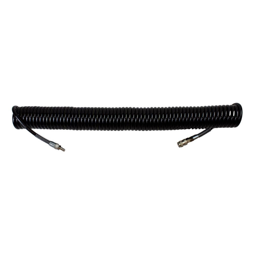 FURTUN PNEUMATIC, SPIRAL PU CU CONECTORI, 12X8, 15M, 12 BAR