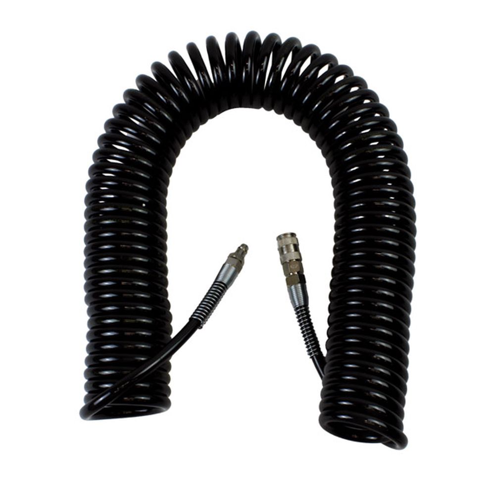 FURTUN PNEUMATIC, SPIRAL PU CU CONECTORI, 12X8, 15M, 12 BAR