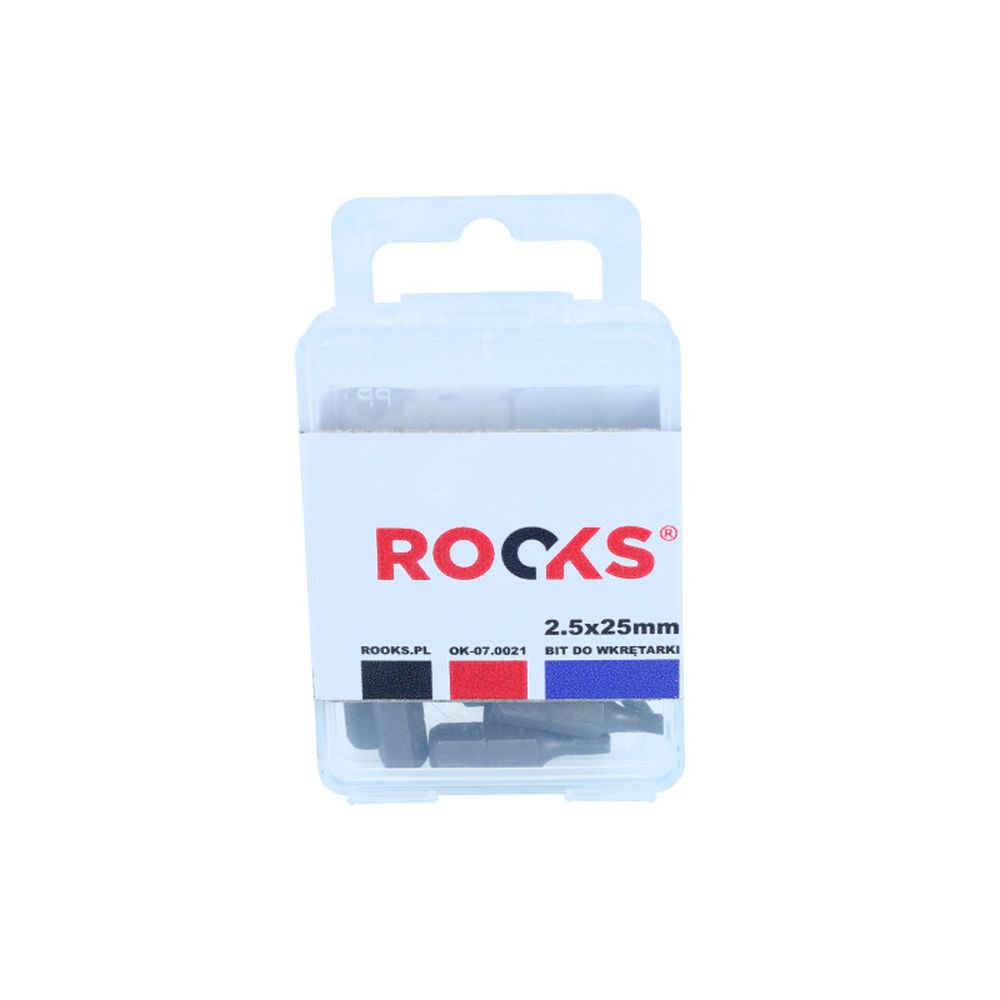 Set 10 biti de impact imbus HEX 2.5x25mm, 1/4, CrMo-S