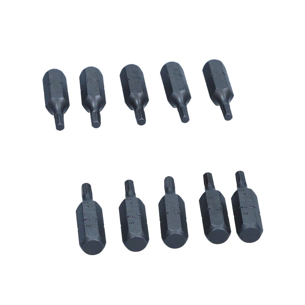 Set 10 biti de impact imbus HEX 2.5x25mm, 1/4, CrMo-S