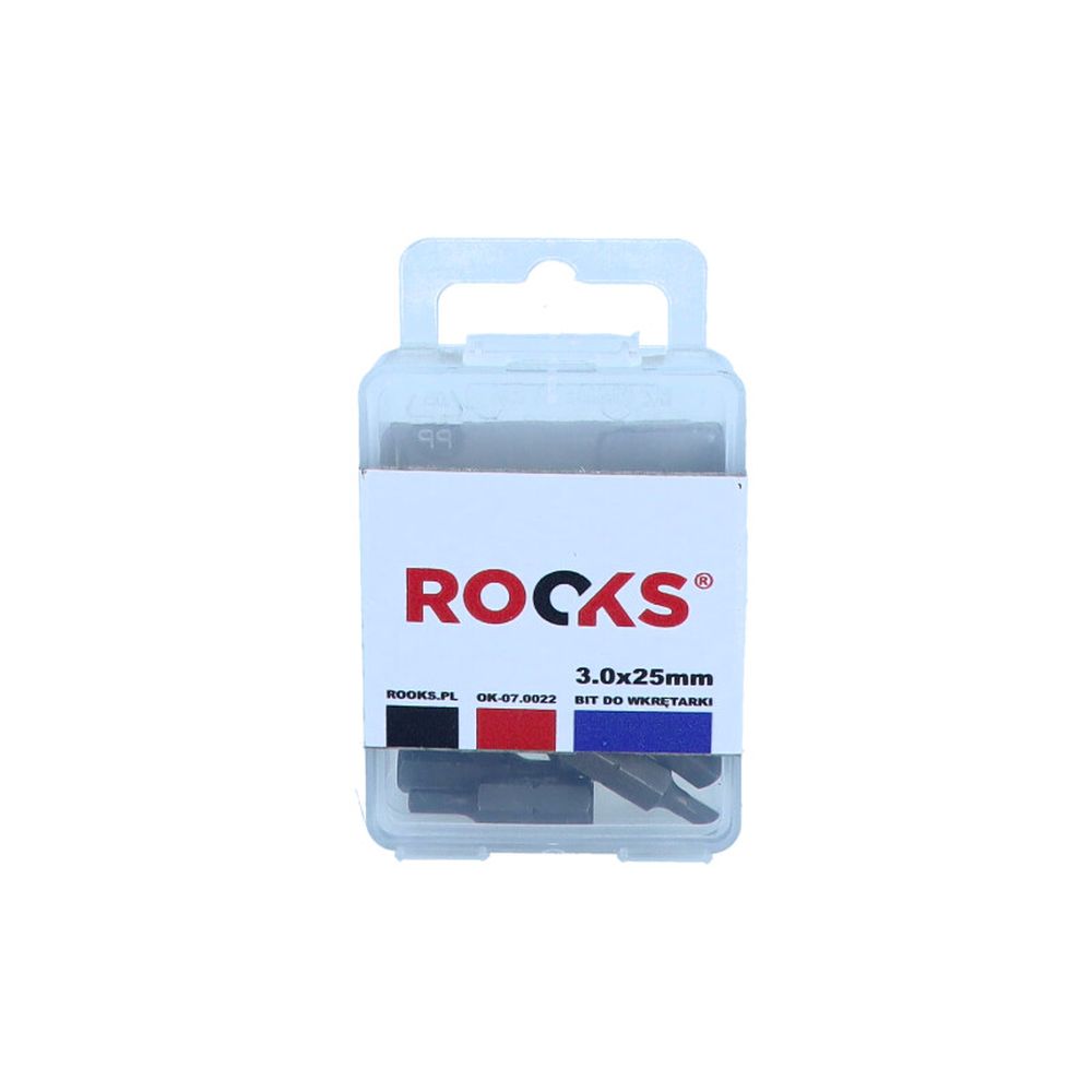 Set 10 biti de impact imbus HEX 3x25mm, 1/4, CrMo-S