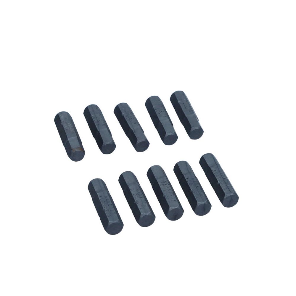 Set 10 biti de impact imbus HEX 6x25mm, 1/4, CrMo-S