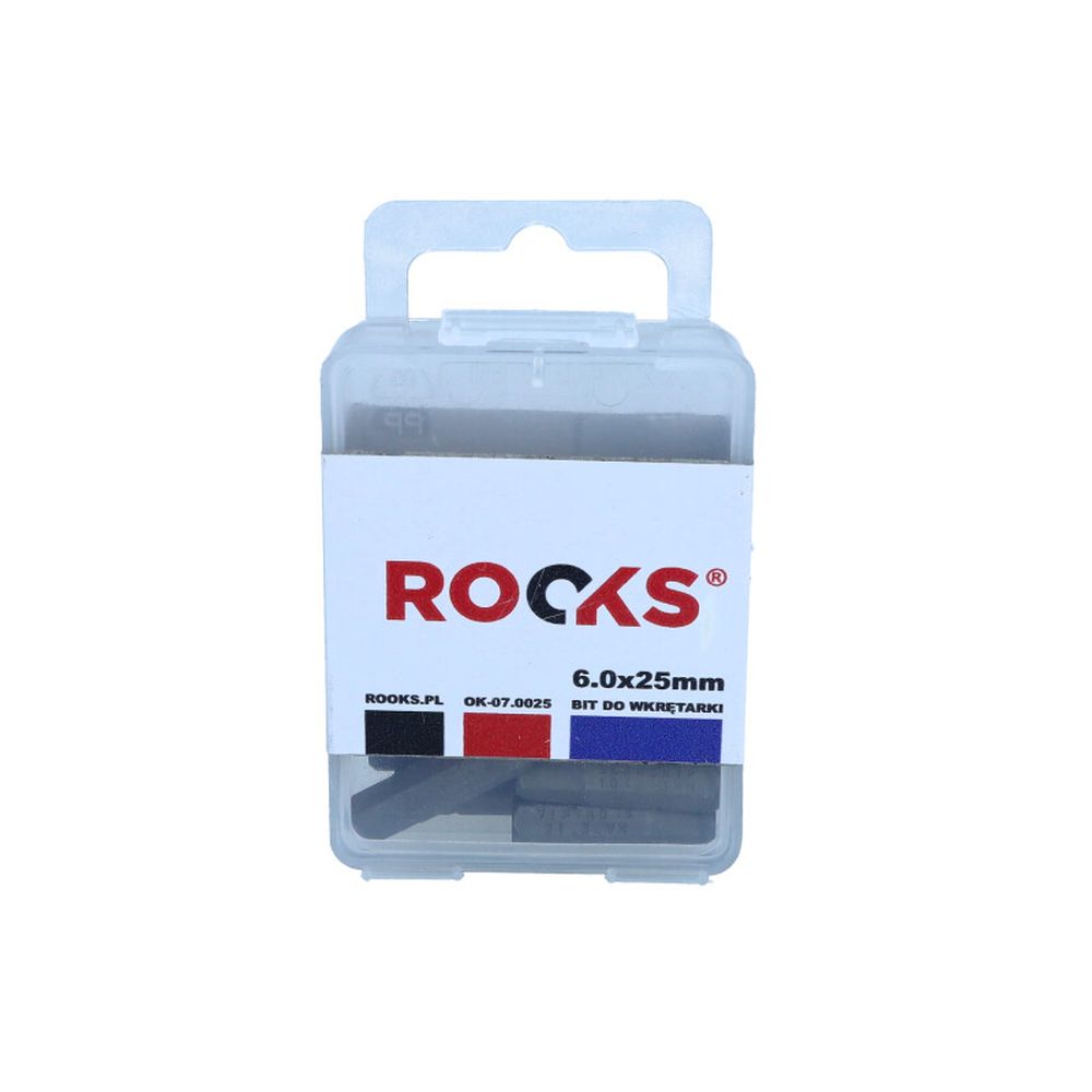 Set 10 biti de impact imbus HEX 6x25mm, 1/4, CrMo-S