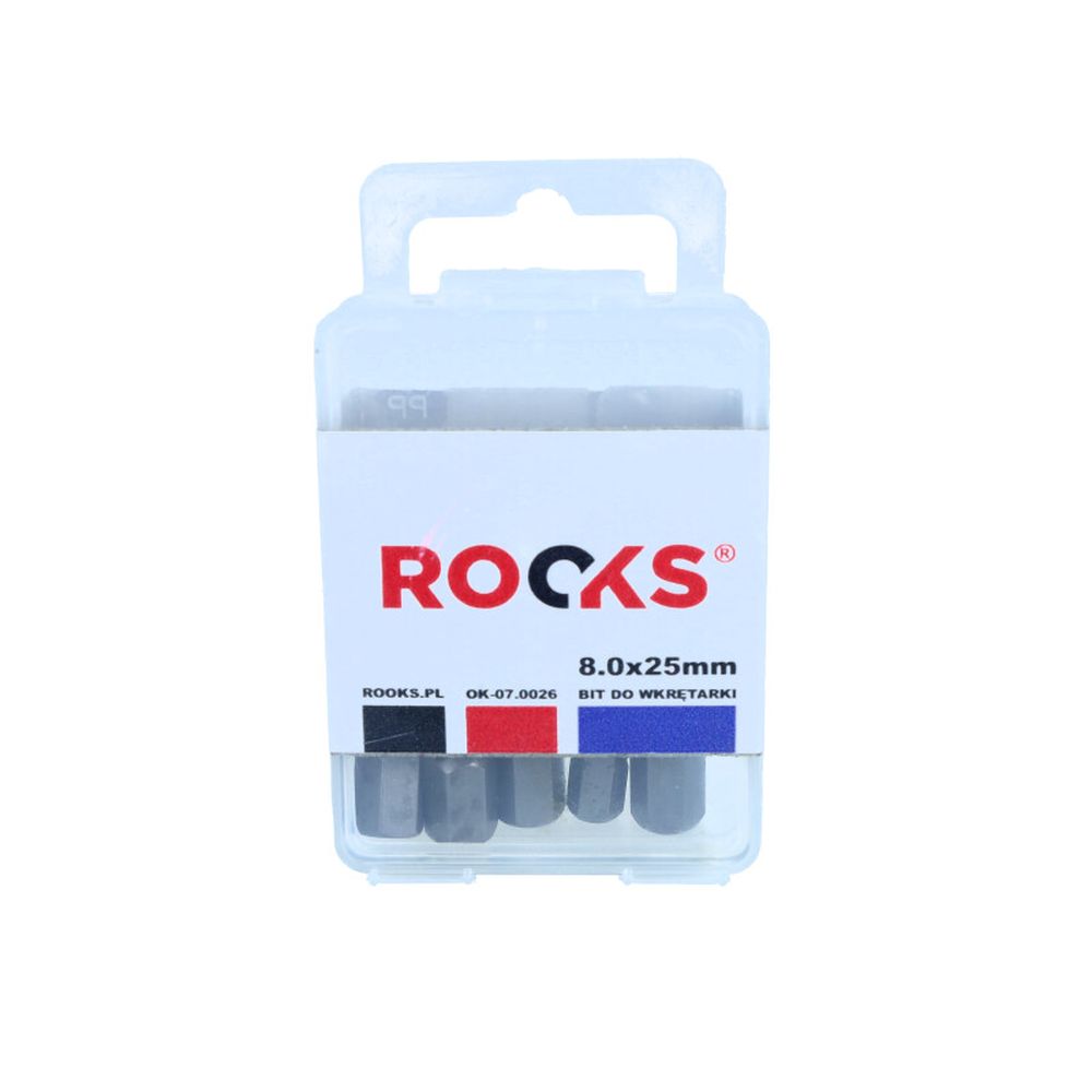 Set 10 biti de impact imbus HEX 8x25mm, 1/4, CrMo-S