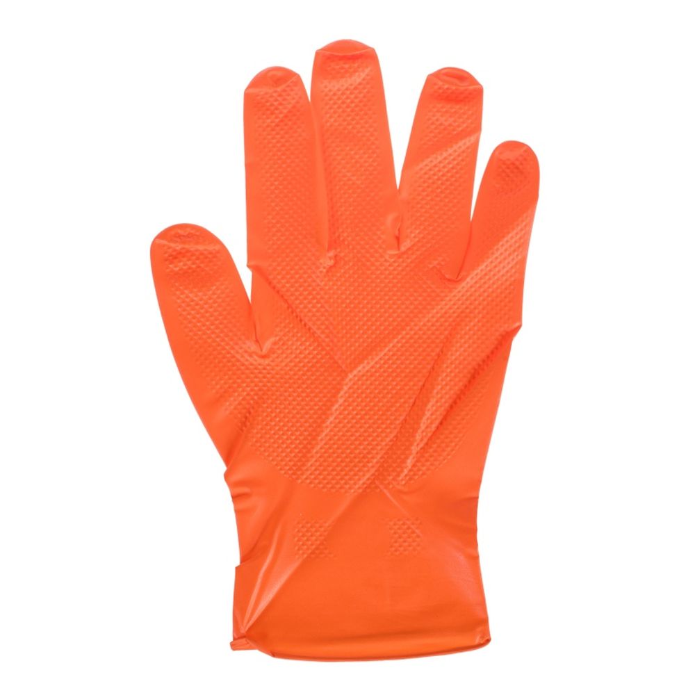 MĂNUȘI STRONG ORANGE L DIN NITRIL, SET DE 50