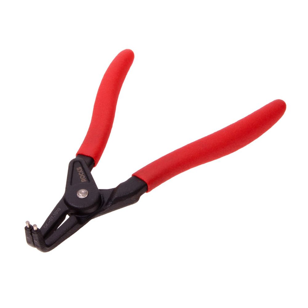 Cleste pentru sigurante Seeger exterioare, curbat, 180mm, 19-60mm, varf 1.8mm