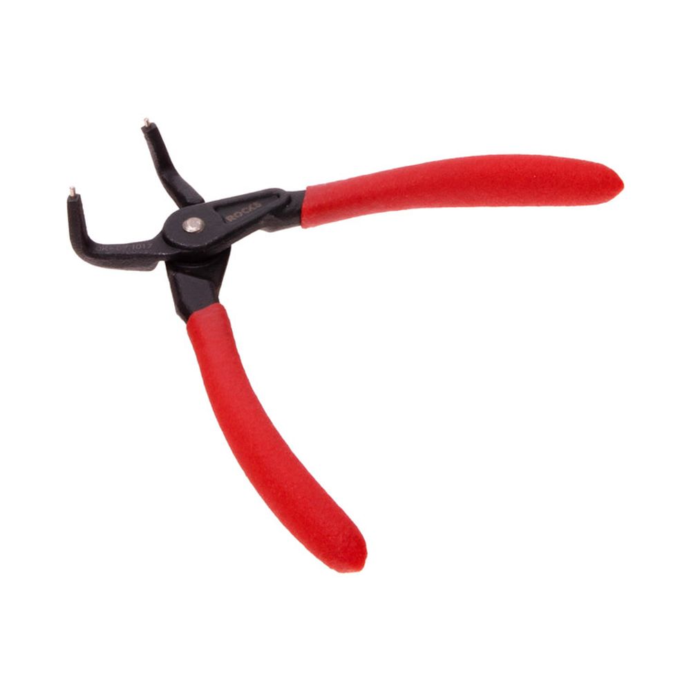 Cleste pentru sigurante Seeger interioare, curbat, 140mm, 10-25mm, varf 1.3mm